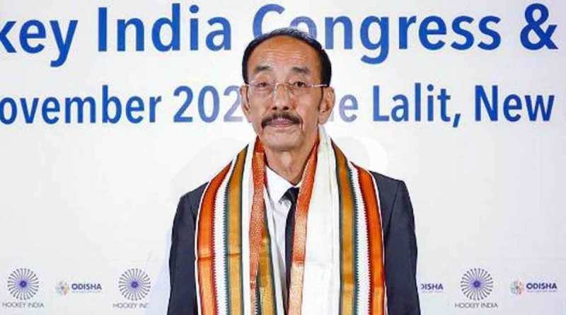 Gyanendro Ningombam Elected Unopposed as Hockey India President