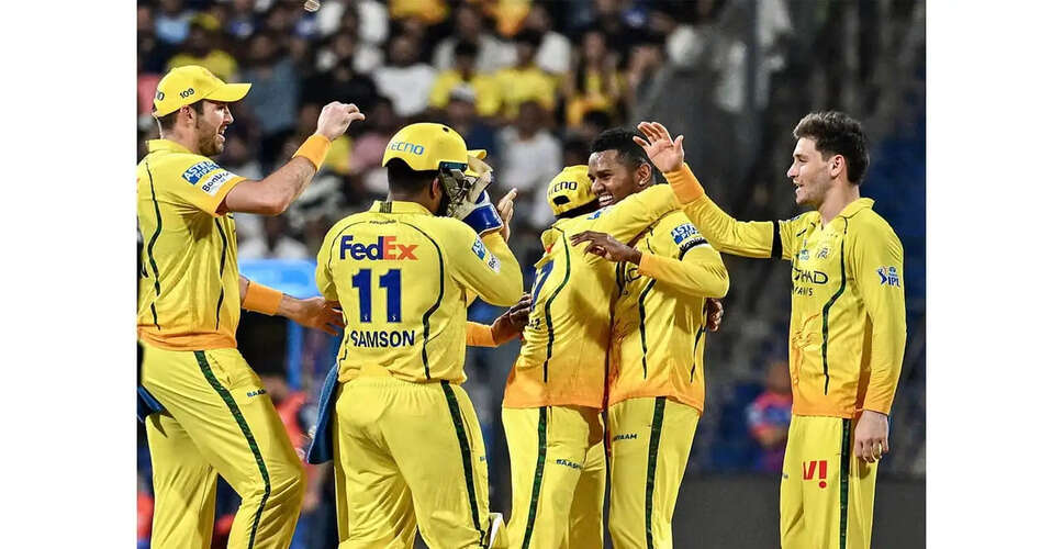 Chennai Super Kings Dominate Mumbai Indians in IPL 2026 Clash
