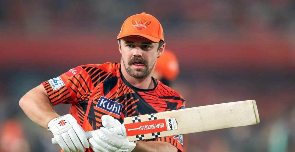 Travis Head's Struggles Continue in IPL 2026 as SRH Faces Rajasthan Royals