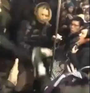 Shocking Subway Incident: Woman's Outrageous Attack on Asian Passenger Caught on Camera