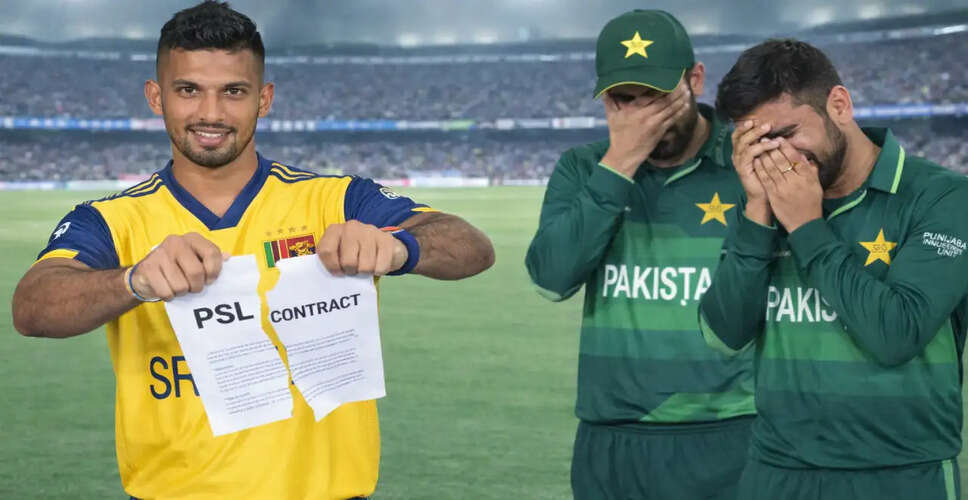 Dasun Shanaka Joins IPL as Injury Replacement for Sam Curran