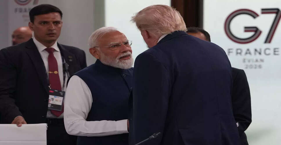Modi and Trump to Discuss Trade and Defence Cooperation at G7 Summit
