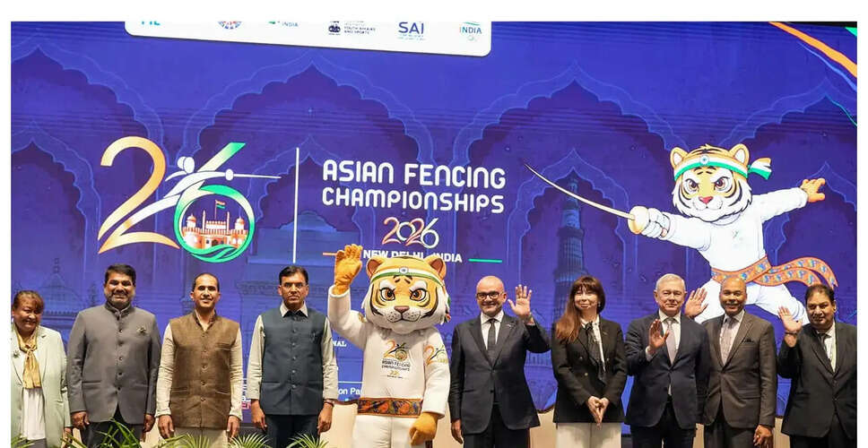 2026 Asian Fencing Championships Kick Off in New Delhi with Grand Ceremony