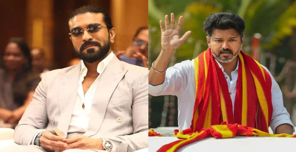 Thalapathy Vijay's Political Journey Celebrated by Ram Charan