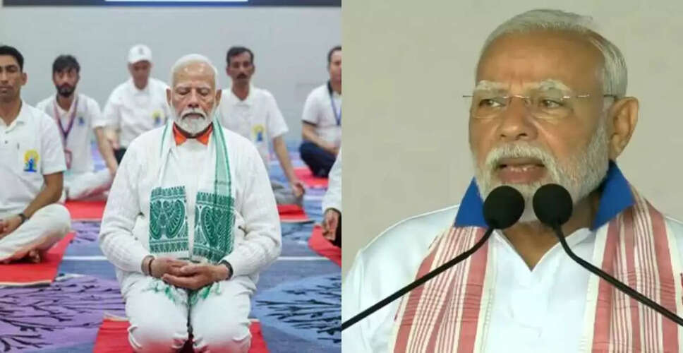 PM Modi Celebrates International Yoga Day 2025 in Visakhapatnam
