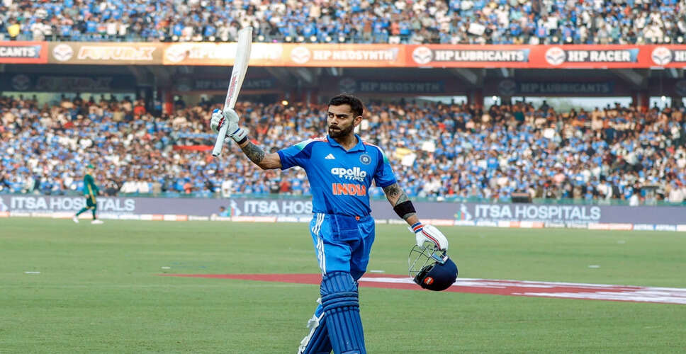 Virat Kohli Reclaims Top Spot in ICC ODI Rankings After Stellar Performance