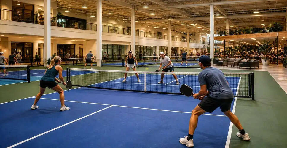 Canada's Pickleball Surge Transforms Retail Spaces into Sports Hubs