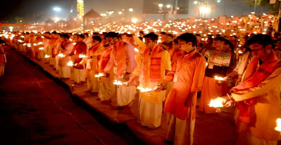 Revamped Evening Aarti at River Saryu: A New Era of Spiritual Experience