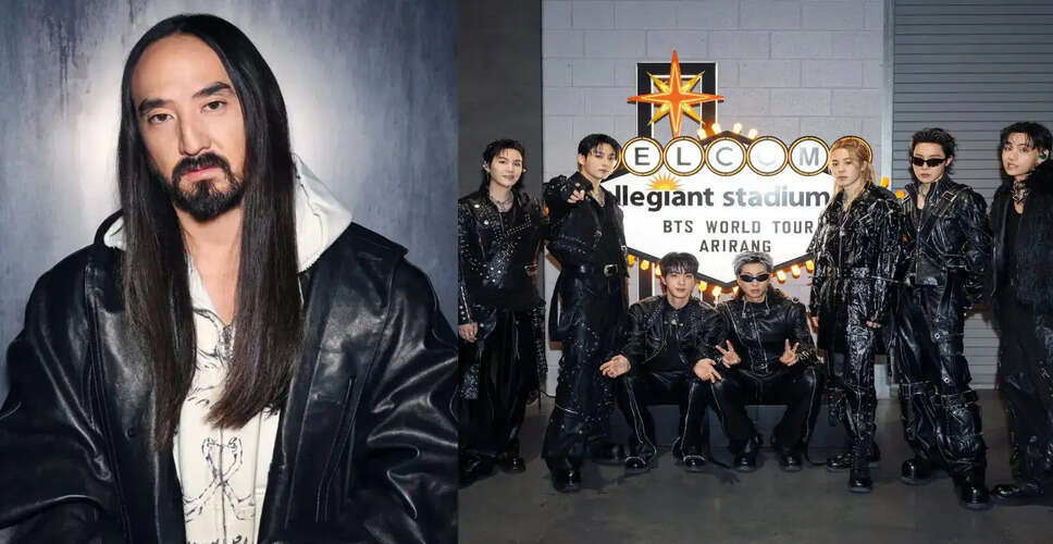 Steve Aoki Celebrates Nostalgia at BTS' ARIRANG World Tour in Las Vegas
