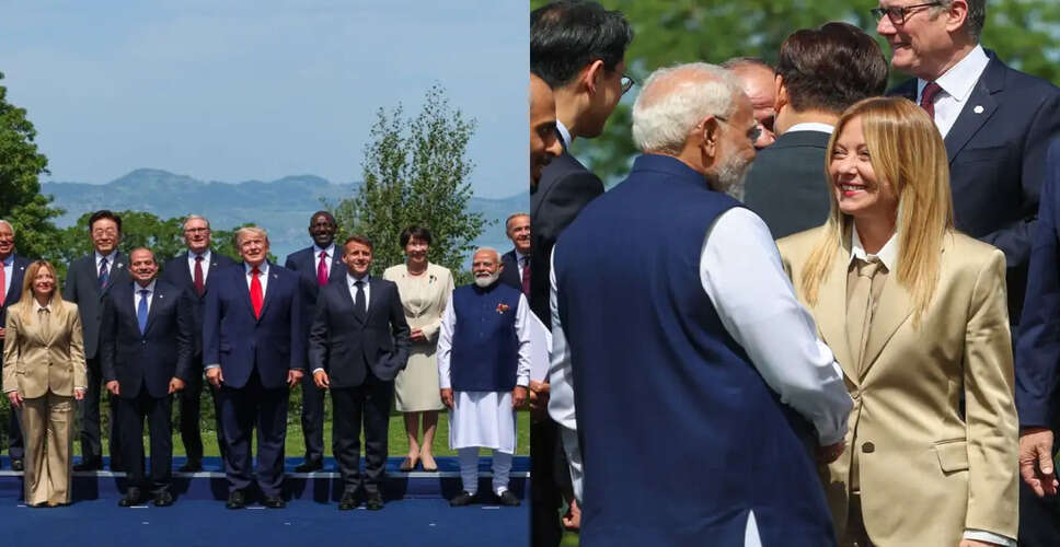 PM Modi Engages with Global Leaders at G7 Summit in France