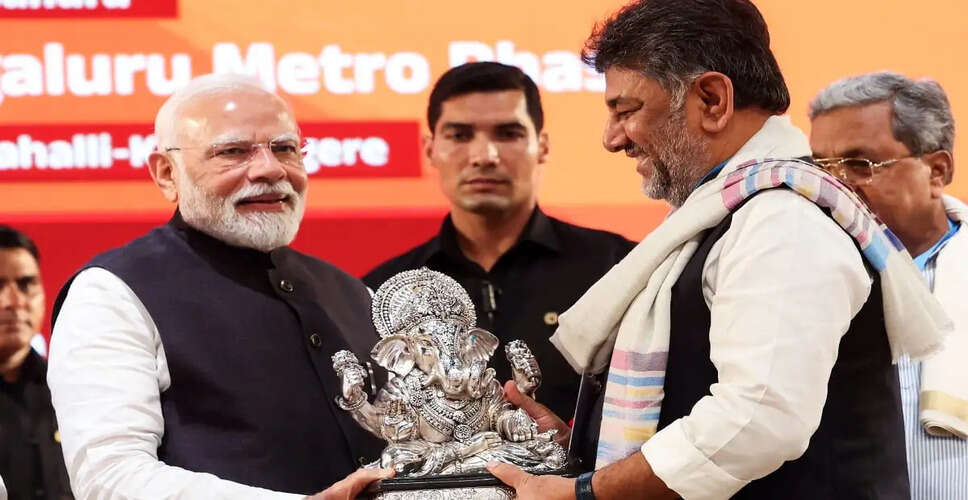 Prime Minister Modi Congratulates D.K. Shivakumar on Taking Office as Karnataka Chief Minister