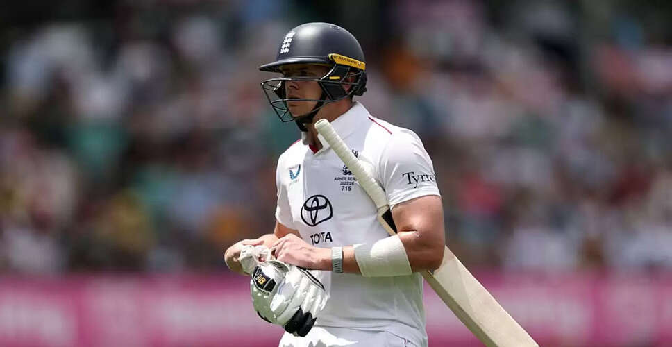 Criticism for Jamie Smith's Shot Selection in Ashes 2025 Test