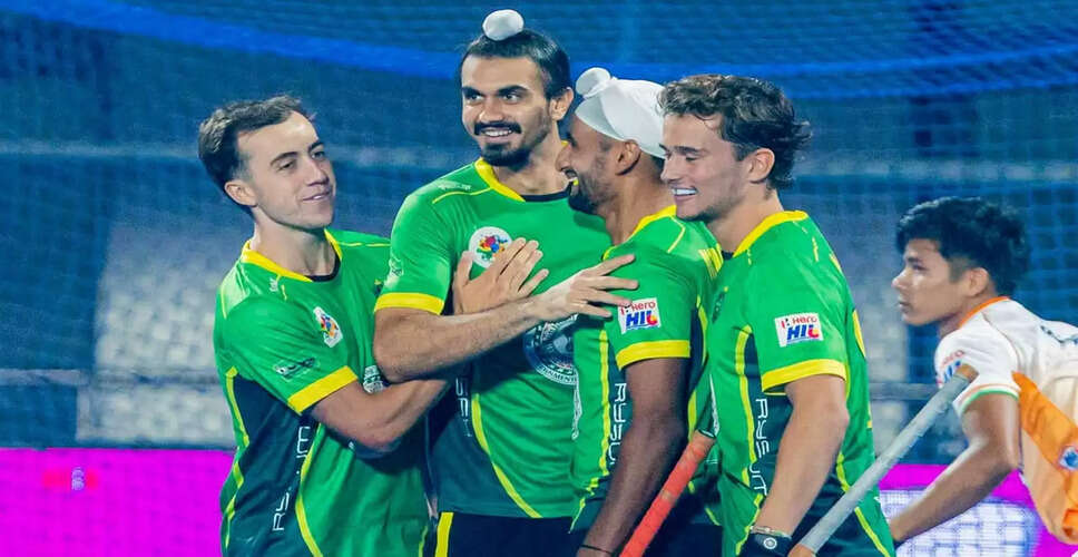 Ranchi Royals Triumph Over HIL GC in Nail-Biting Penalty Shootout