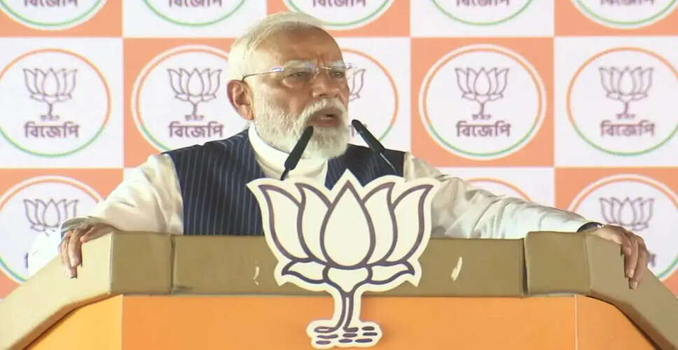PM Modi Addresses Law and Order Concerns Ahead of West Bengal Elections