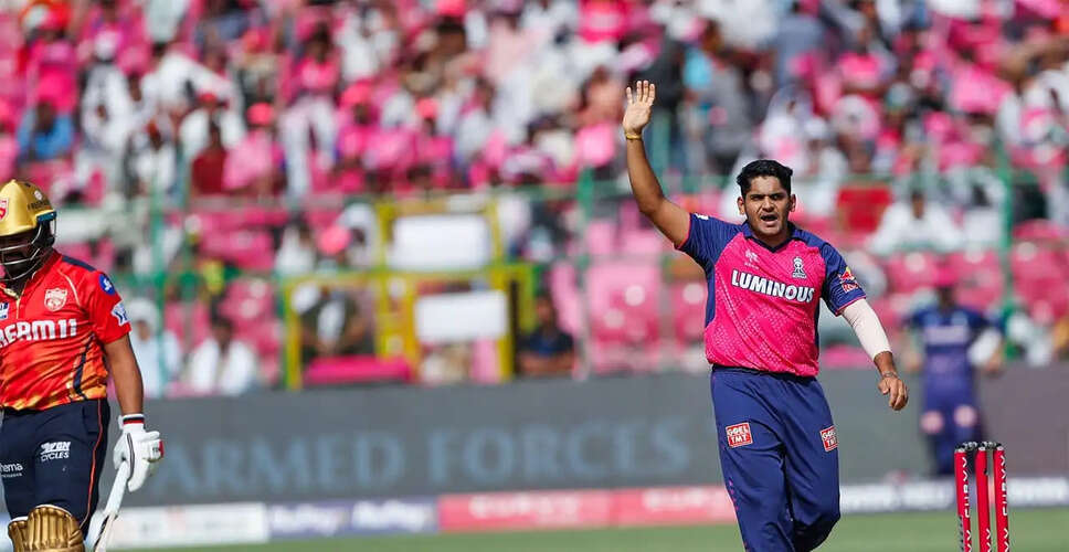 Tushar Deshpande Aims for Growth with Rajasthan Royals in IPL 2026