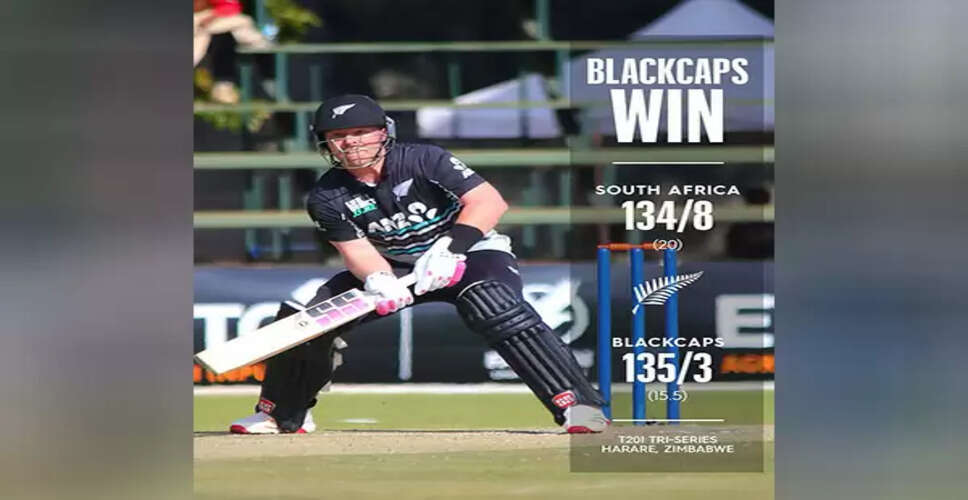 New Zealand Triumphs Over South Africa in Tri-Nation Series