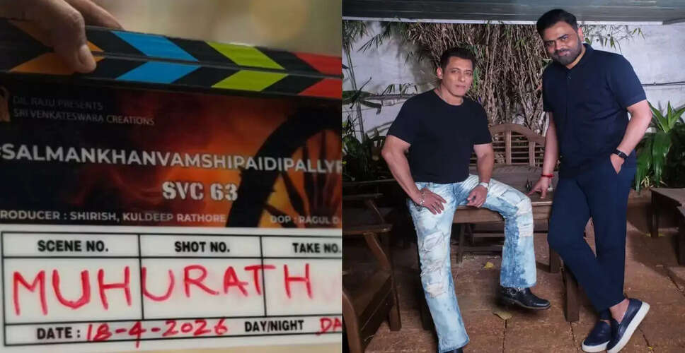 Salman Khan and Nayanthara's Upcoming Film SVC 63 Set to Begin Production