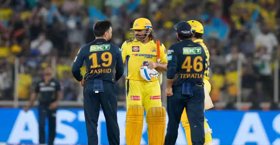 IPL 2025: Chennai Super Kings Set to Clash with Gujarat Titans in Match 67