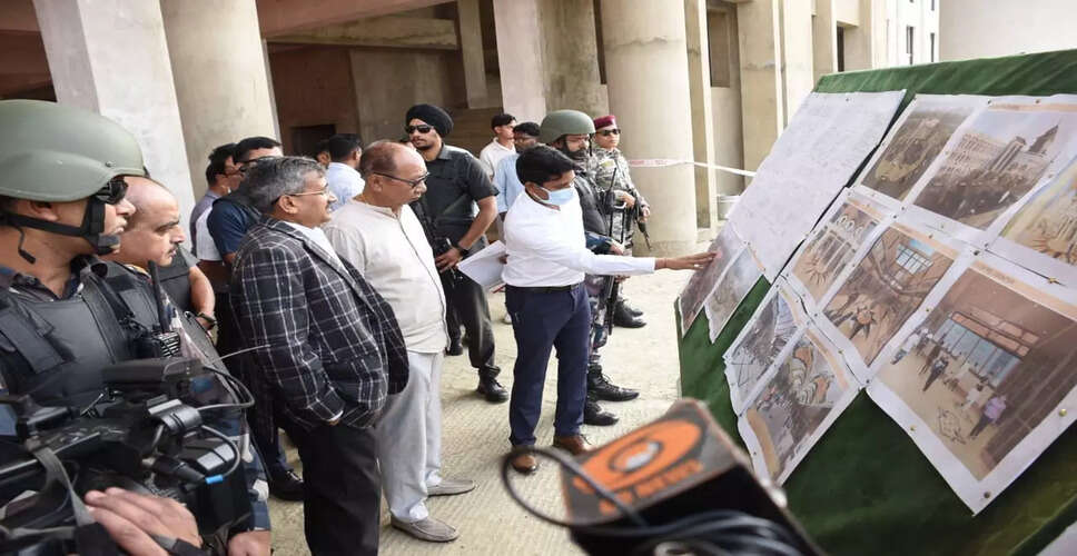 Manipur CM Reviews Progress of Imphal Railway Station Construction