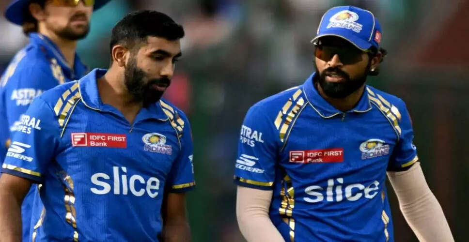 Hardik Pandya Lauds Jasprit Bumrah's Impact in IPL 2025