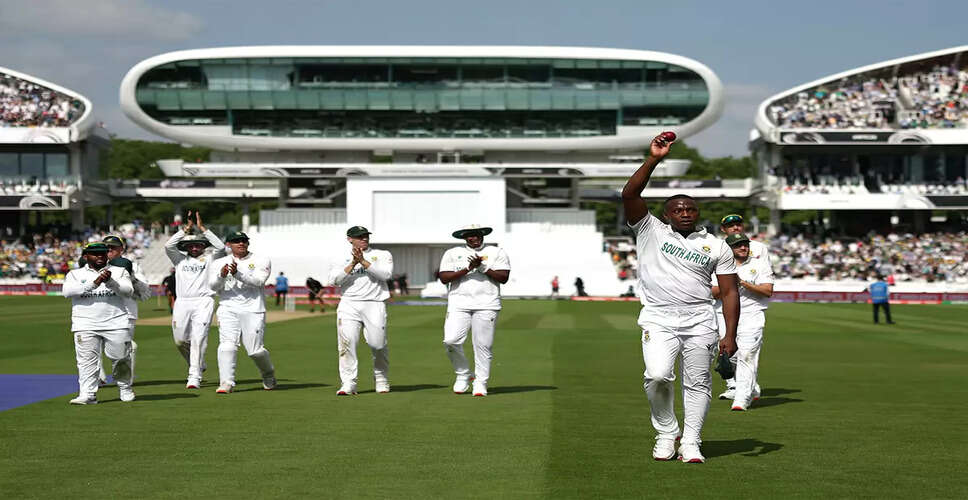 Kagiso Rabada Shines as South Africa Takes Control in World Test Championship Final