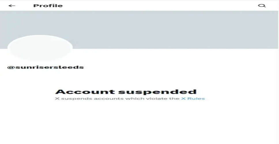 Why Did Sunrisers Leeds' X Account Get Suspended Right After Signing Abrar Ahmed?