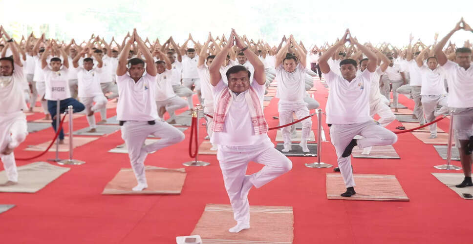 Assam Celebrates International Yoga Day with Enthusiasm