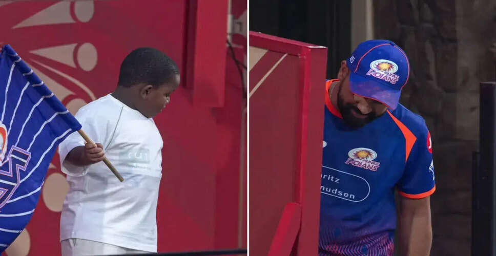 Rohit Sharma's Heartwarming Interaction with Young Fan Amidst IPL Struggles