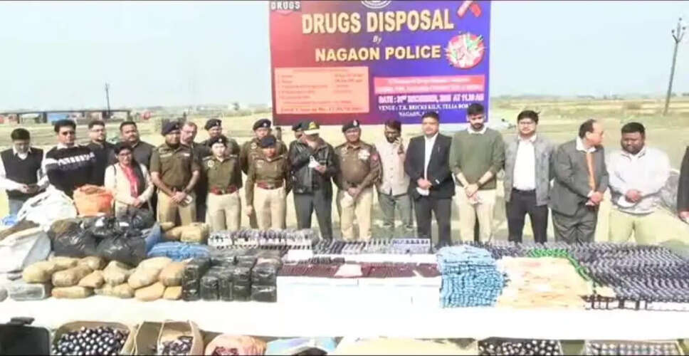 Nagaon District Dismantles Narcotics Worth ₹17.5 Crore in Major Drug Crackdown