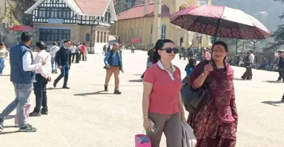 Shimla Experiences Unseasonably High Temperatures Amid Clear Skies
