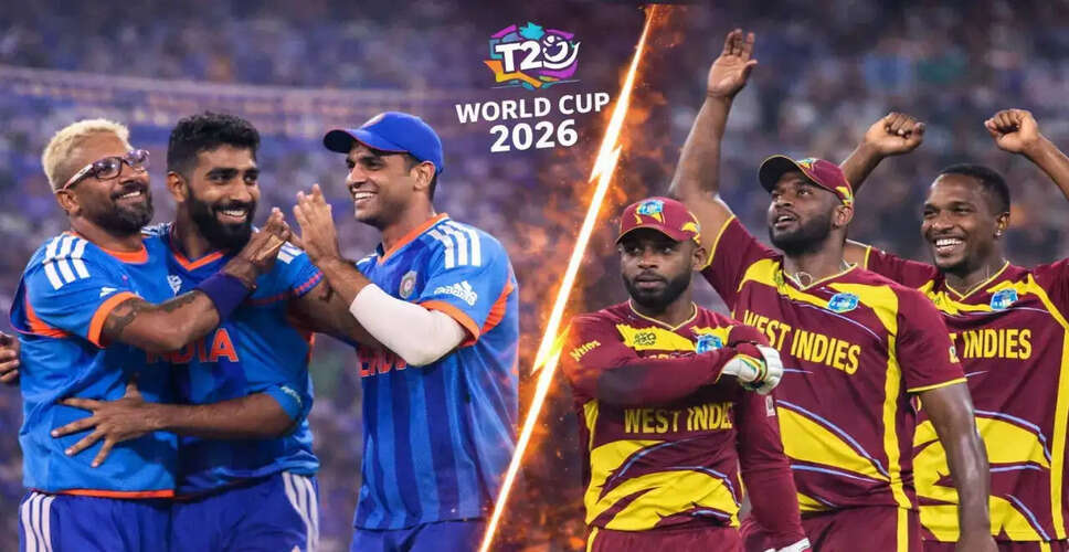 India vs West Indies: T20 World Cup 2026 Super 8 Showdown