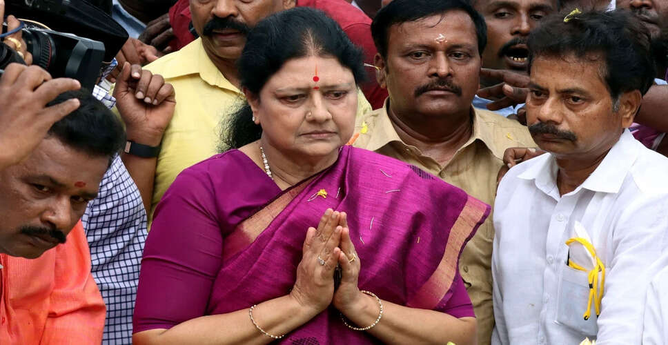 VK Sasikala Critiques 2026 Union Budget, Calls for Political Change in Tamil Nadu