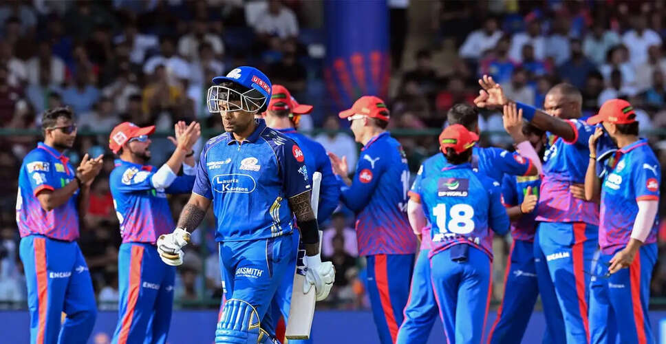 Mumbai Indians Set Target of 163 Runs Against Delhi Capitals in IPL 2026