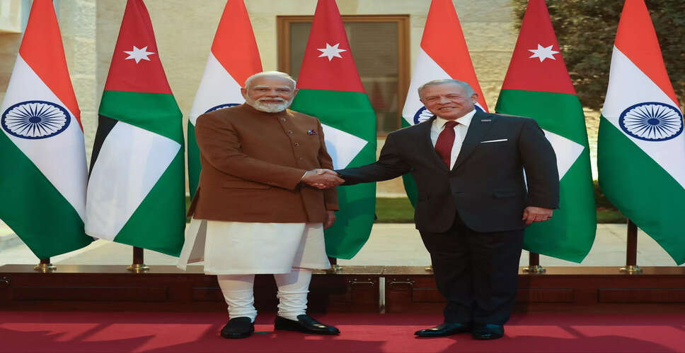 Strengthening India-Jordan Relations: PM Modi's Landmark Visit