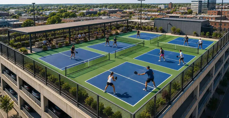 Swindon Approves Innovative Pickleball Courts on Rooftop