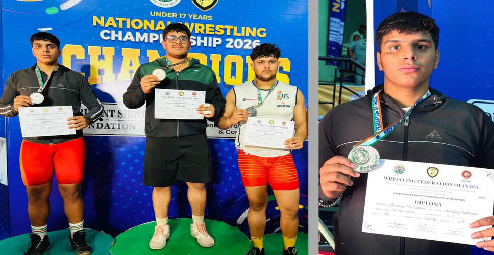 Himachal Wrestler Shauryaveer Yadav Shines with Silver at National Cadet Championship