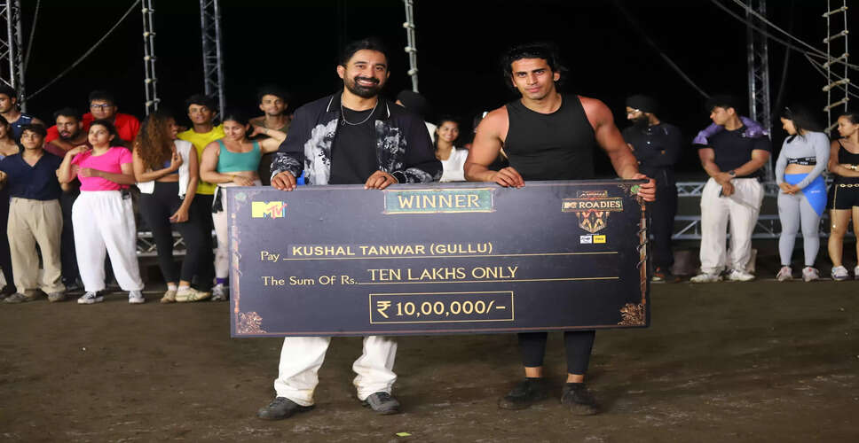 Kushal Tanwar Triumphs in MTV Roadies Double Cross Finale