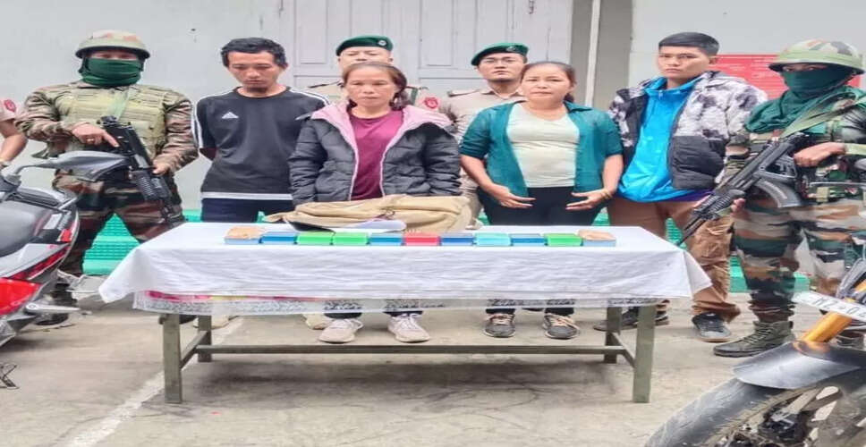 Major Drug Bust in Mizoram: Over ₹1.44 Crore Worth of Contraband Seized