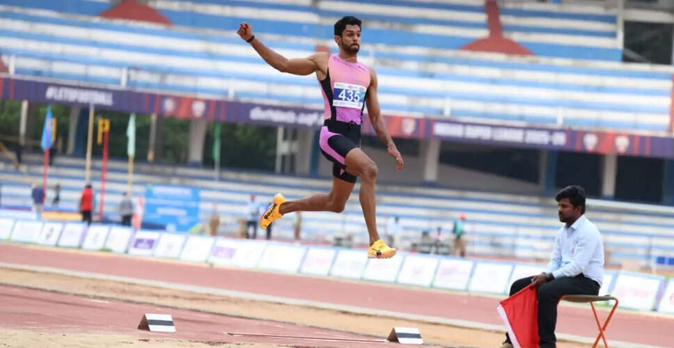 Murali Sreeshankar Dominates Men's Long Jump at Indian Athletics Series