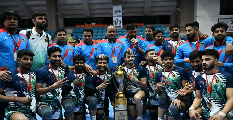 Indian Railways Triumphs at 72nd Senior Men's National Kabaddi Championship