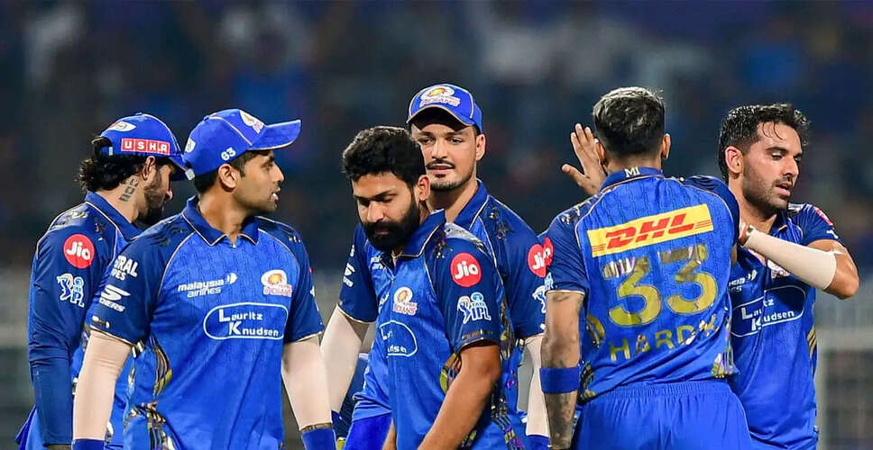 Mumbai Indians Face Defeat Against Kolkata Knight Riders in IPL 2026