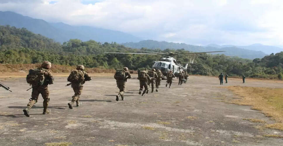 Indian Army and Assam Rifles Conduct Joint Helicopter Exercise in Arunachal Pradesh