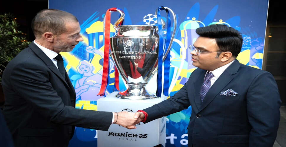 Jay Shah's Commitment to Global Cricket Growth Ahead of UEFA Champions League Final