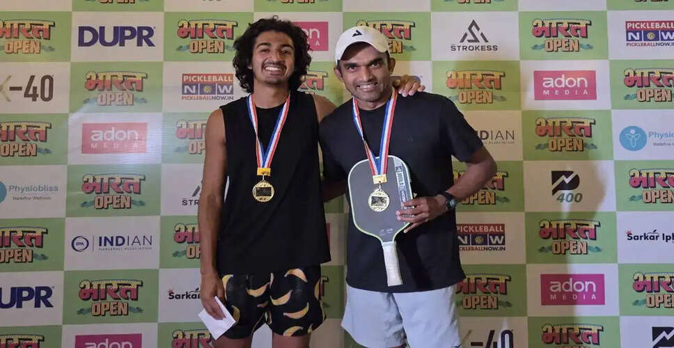 Yuvraj and Dhiren Patel Triumph at Bharat Open Men's Doubles