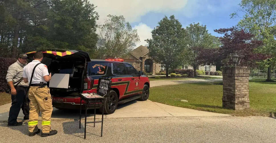 Wildfire Erupts in Carolina Forest, South Carolina: Emergency Crews Respond