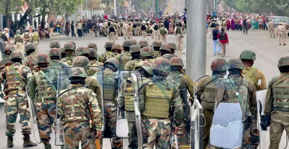 Intense Clashes Erupt in Imphal During Protest March