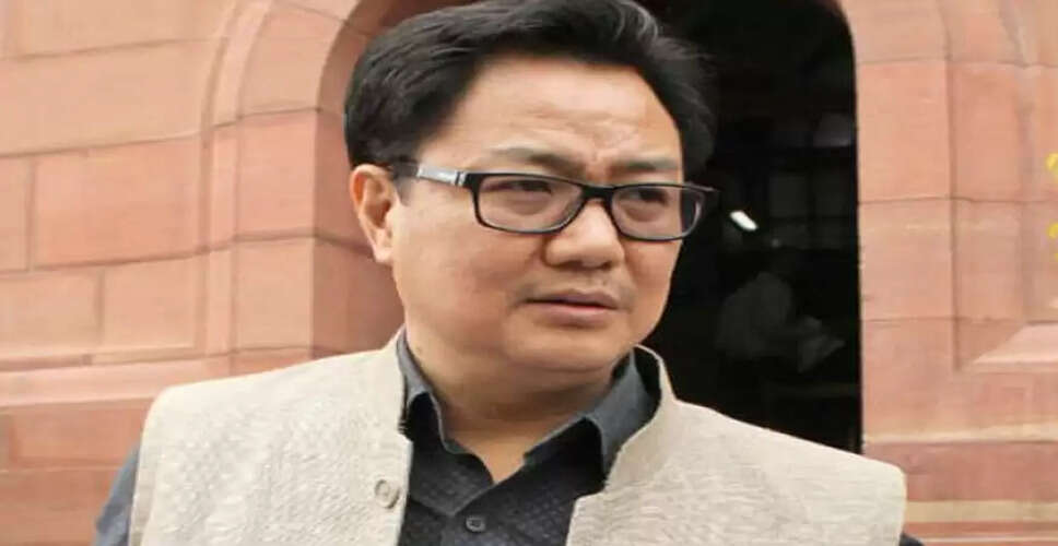 Kiren Rijiju Slams Congress for Anti-Women Stance After Bill Defeat