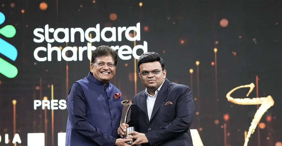 Jay Shah Honored with Outstanding Contribution in Sports Award