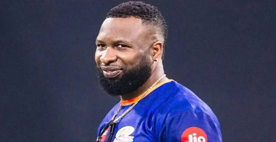 Kieron Pollard Fined for Code of Conduct Breach During IPL Match