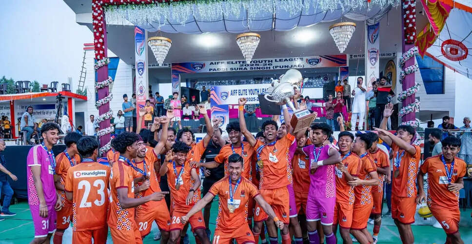 Punjab FC Clinches AIFF Elite Youth League Title with Dominant 3-0 Win